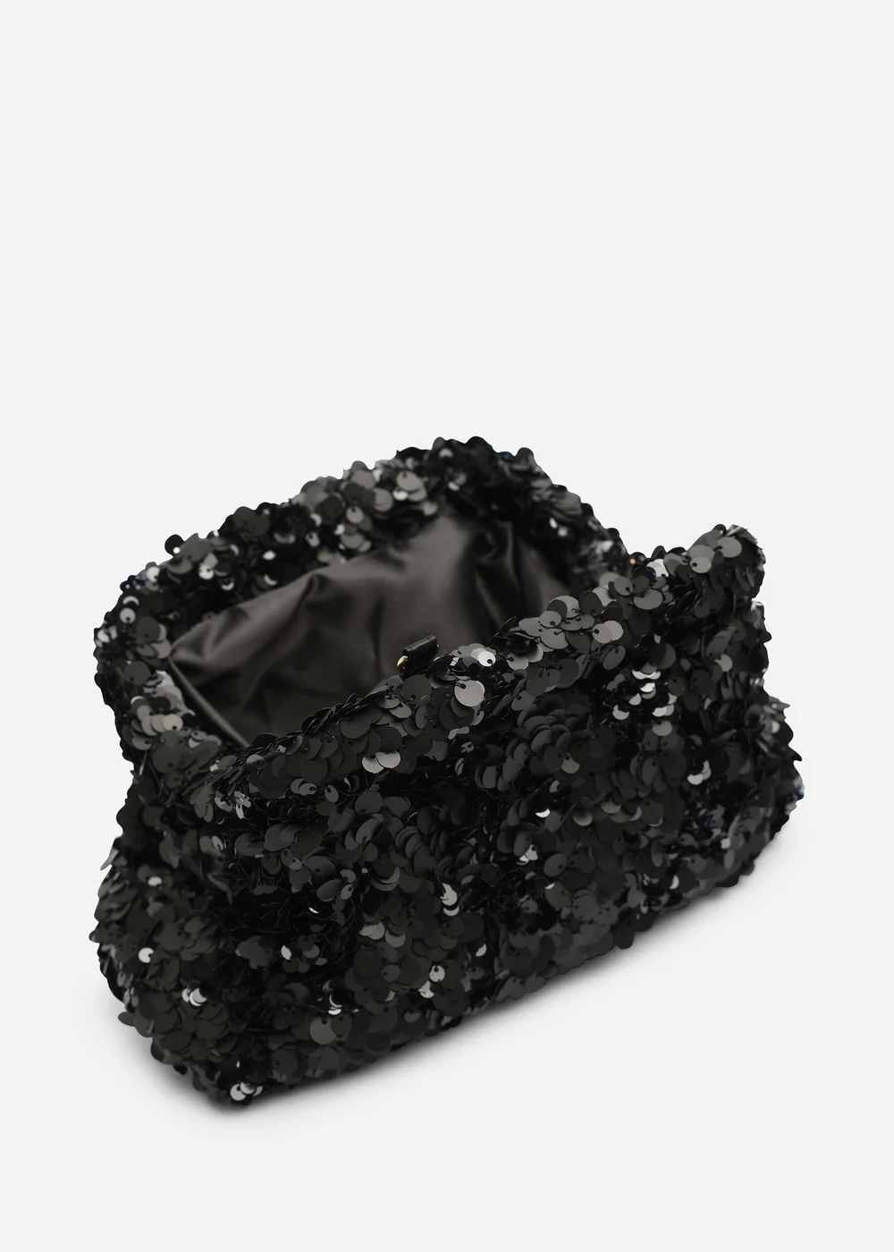 Where's That From Hovira Black Sequin Clutch Bag - One Size Image 3