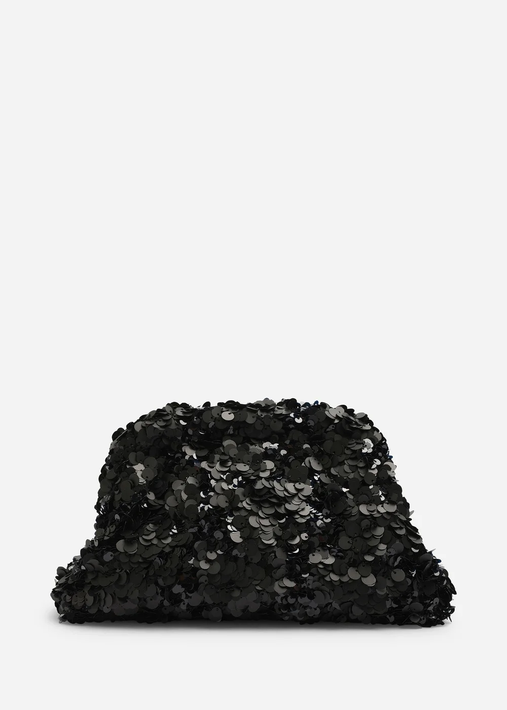 Where's That From Hovira Black Sequin Clutch Bag - One Size Image 2