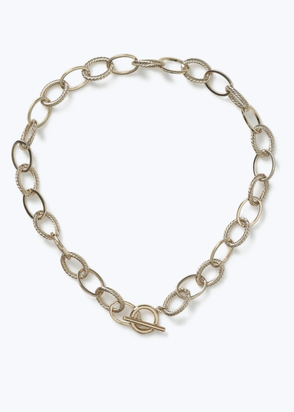 Muse Gold Chunky T-Bar Necklace - One Size Image 1
