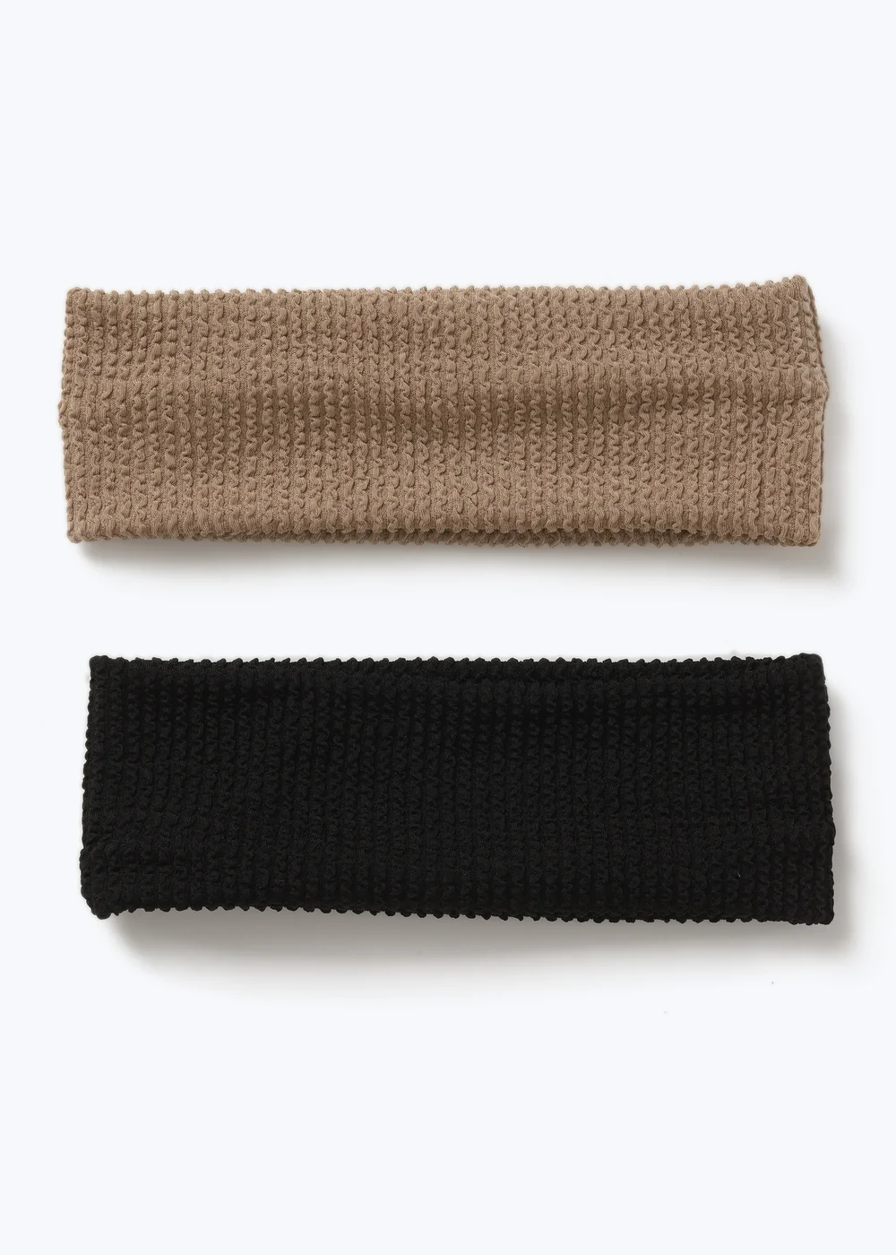 Muse 2 Pack Black & Brown Headbands - One Size Image 1