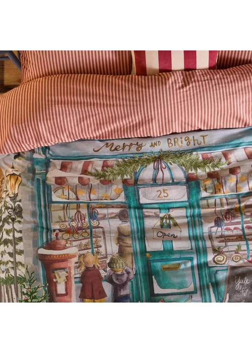 Furn Merry & Bright Single Reversible Christmas Duvet Sets Multi - Single Image 3