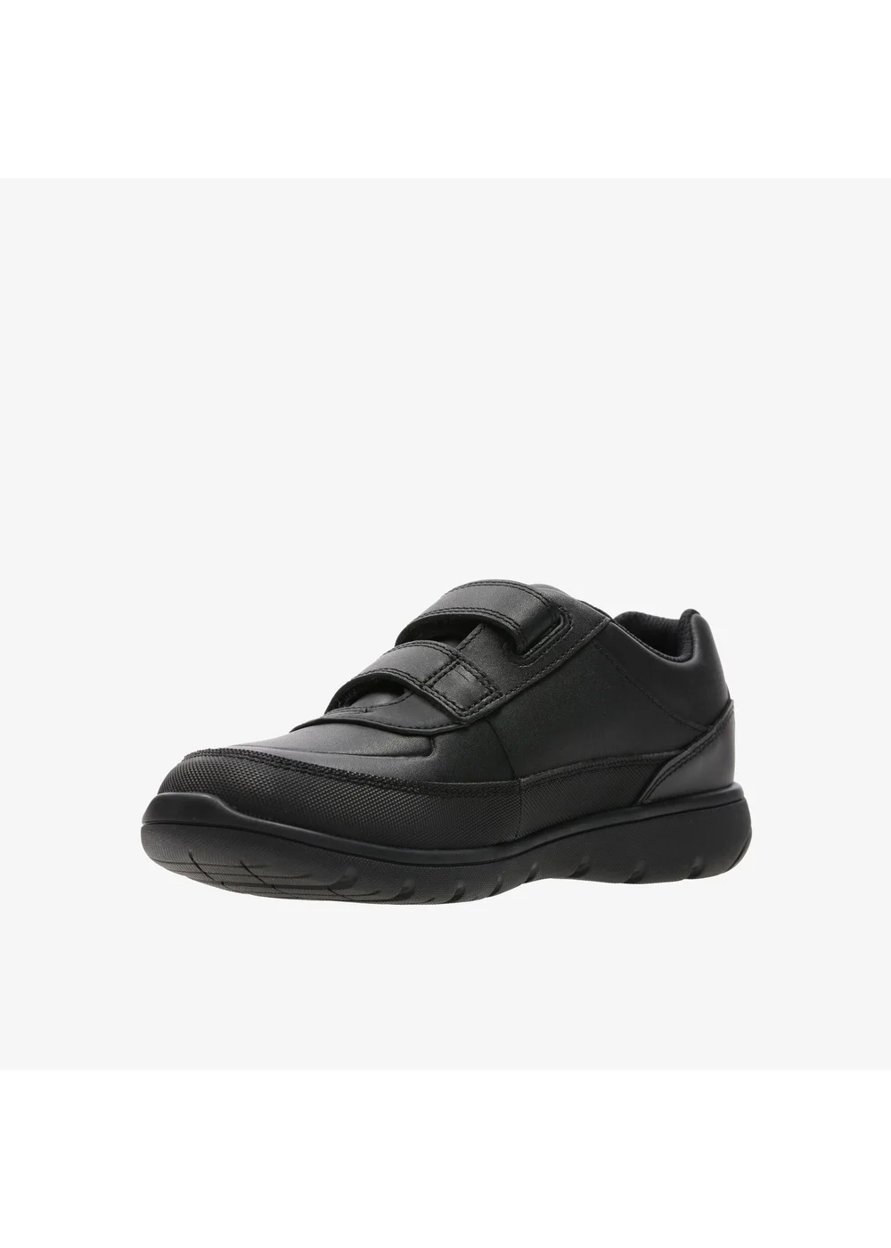 Clarks School Venture Walk Black Leather Narrow - 12.5 Infants Image 4