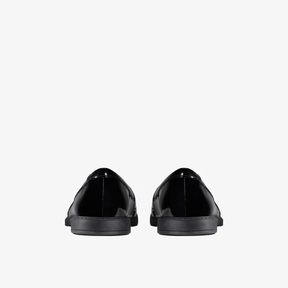 Clarks School Scala Bright Kid Black Patent Standard - 2 Image 5