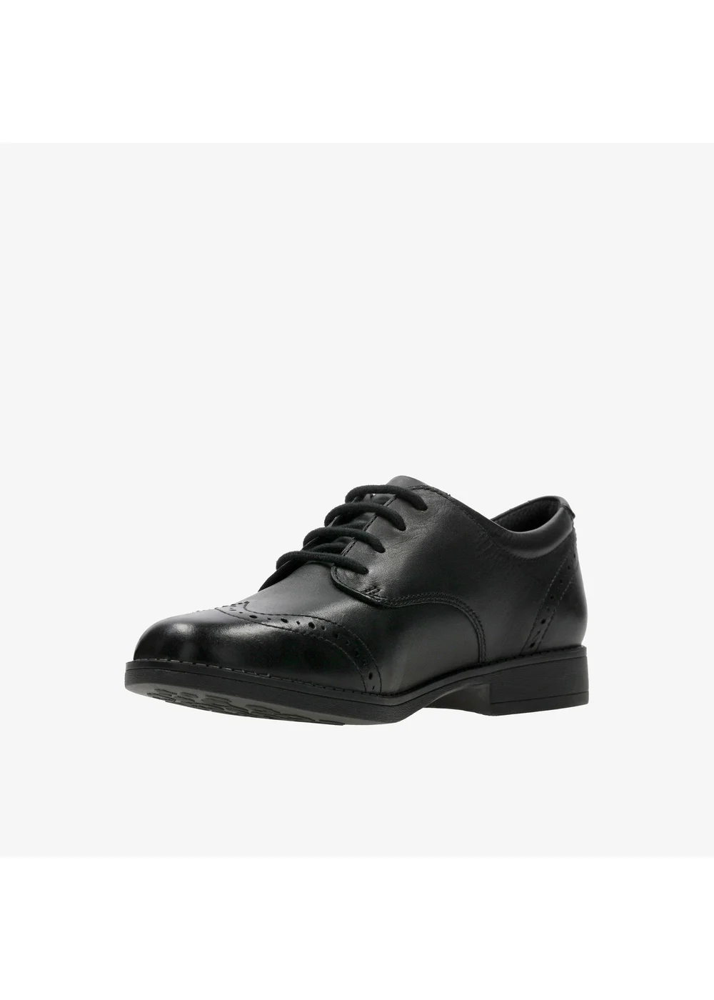 Clarks School Sami Walk K Black Leather Standard - 11 Infants Image 4