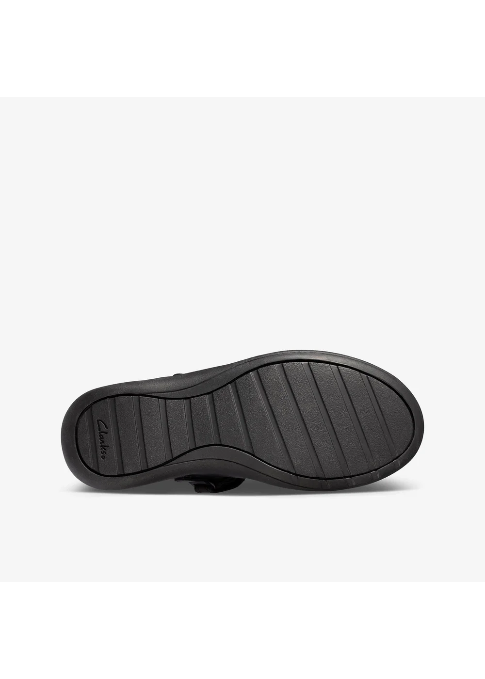 Clarks School Etch Craft Kid Black Leather Standard - 10.5 Infants Image 3