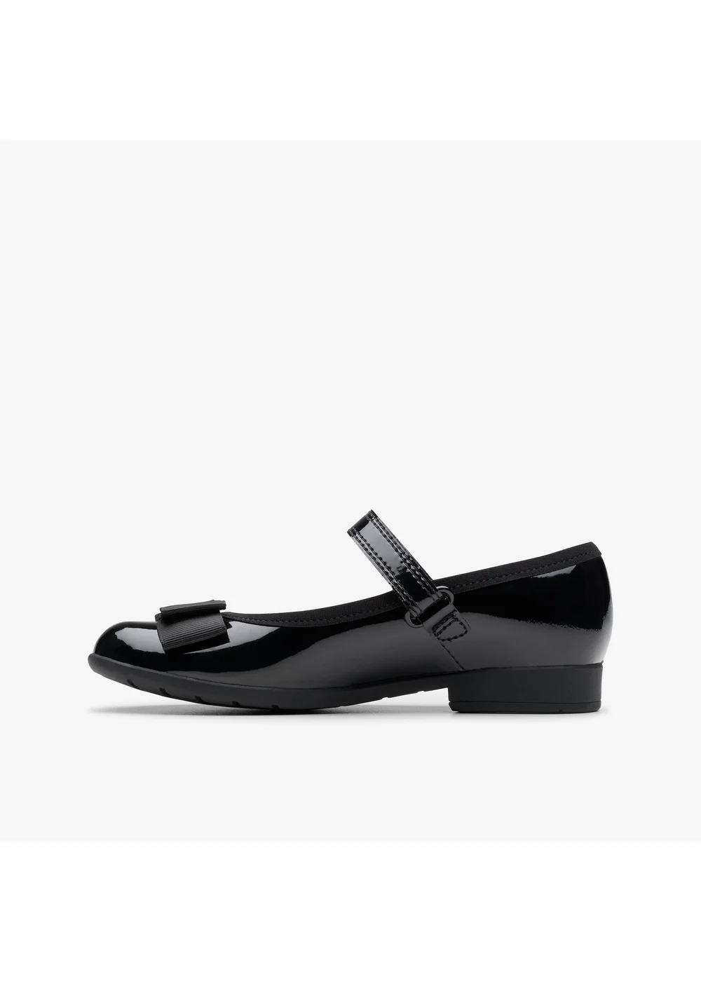 Clarks School Scala Tap Kid Black Patent Narrow - 10.5 Infants Image 2