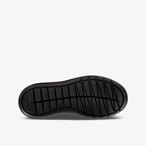 Clarks School Scape Flare Kid Black Leather Narrow - 11 Infants Image 3