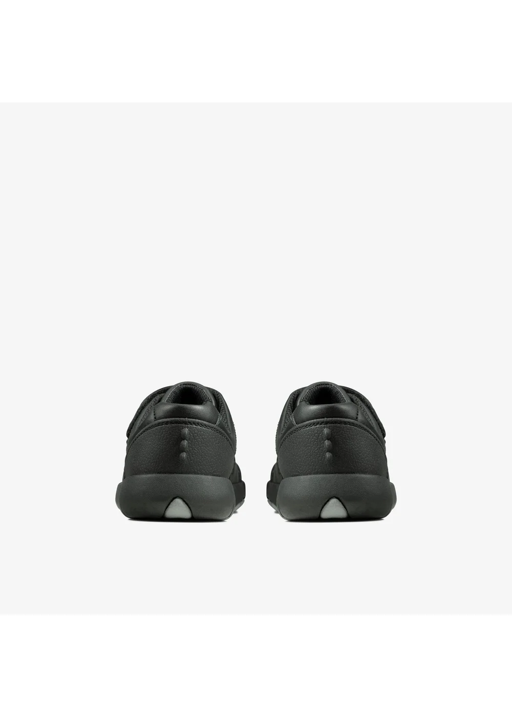 Clarks School Boys Black Rex Pace Toddler Leather Narrow - 7 Infants Image 5