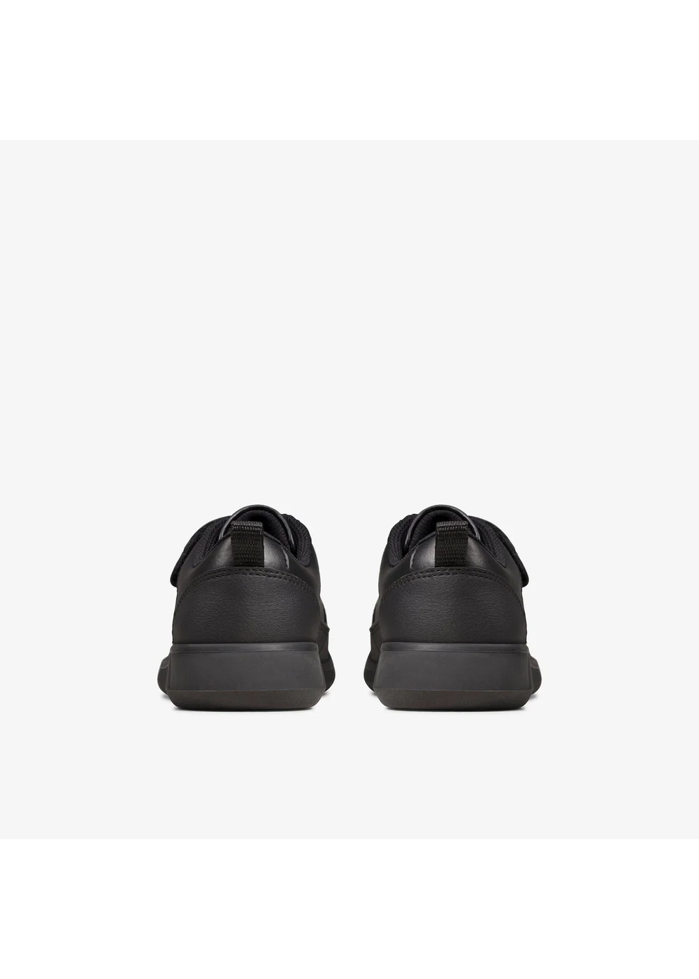 Clarks School Scape Flare Kid Black Leather Extra Wide - 10 Infants Image 5