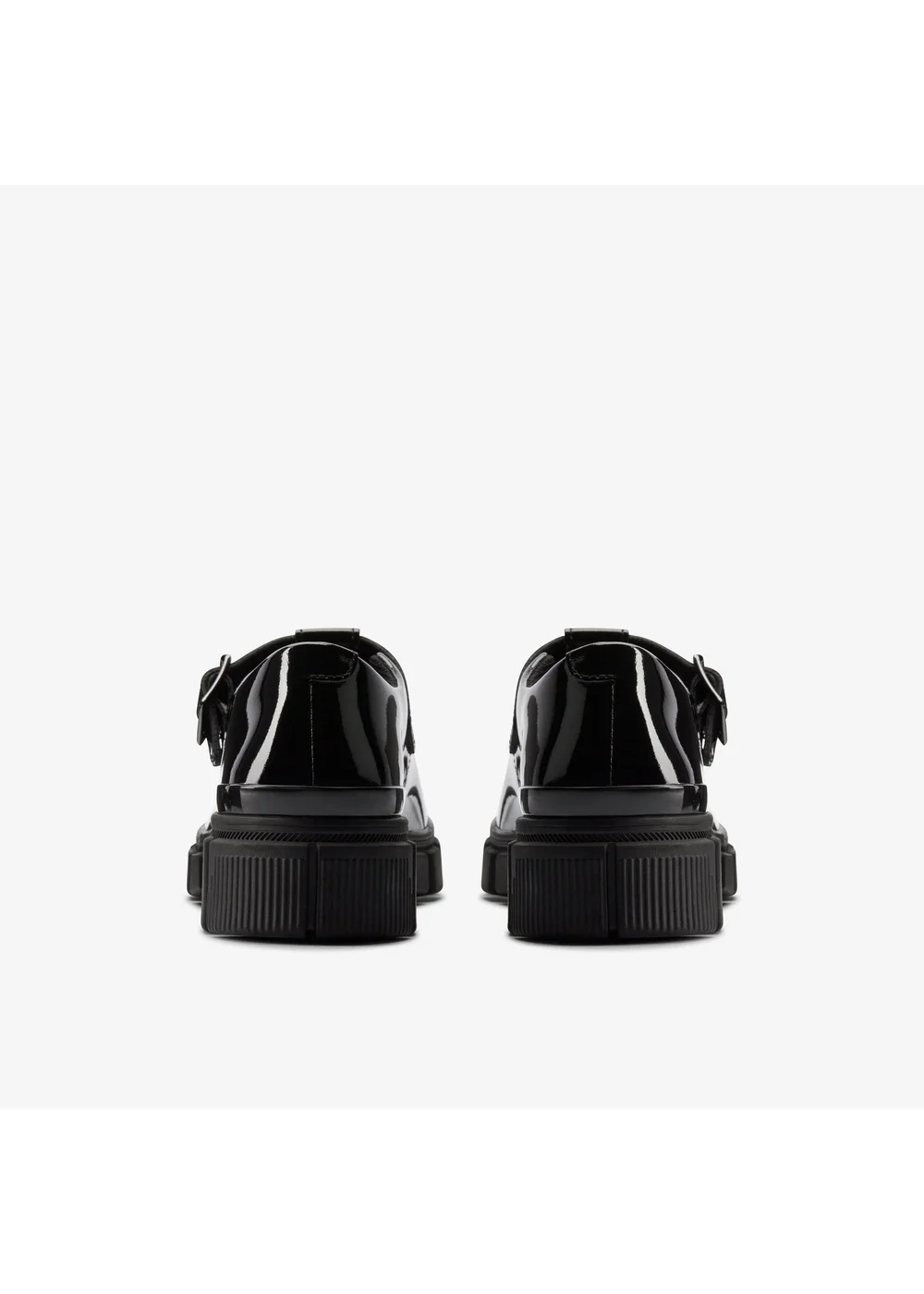 Clarks School Evyn Bar Youth Black Patent Wide - 5.5 Image 5