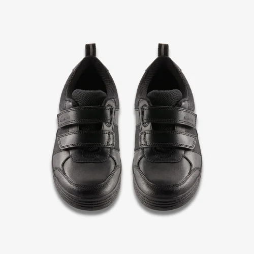 Clarks School Palmer Stride Kid Black Leather Standard - 8.5 Infant Image 6