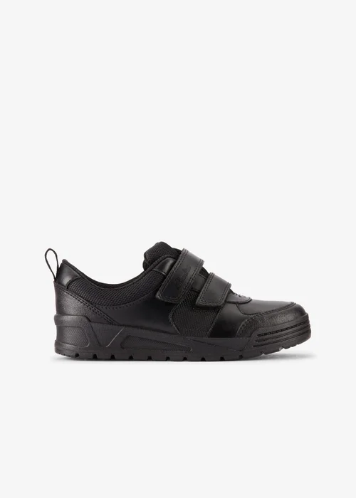 Clarks School Boys Black Palmer Stride Kid Leather Standard - 7 Infants Image 1