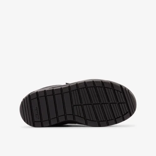 Clarks School Palmer Stride Kid Black Leather Standard - 8.5 Infant Image 3