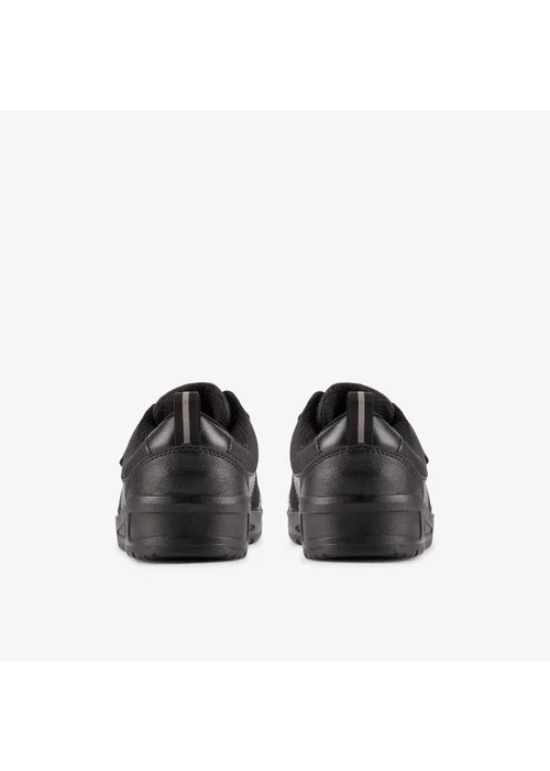 Clarks School Boys Black Palmer Stride Kid Leather Standard - 7 Infants Image 5
