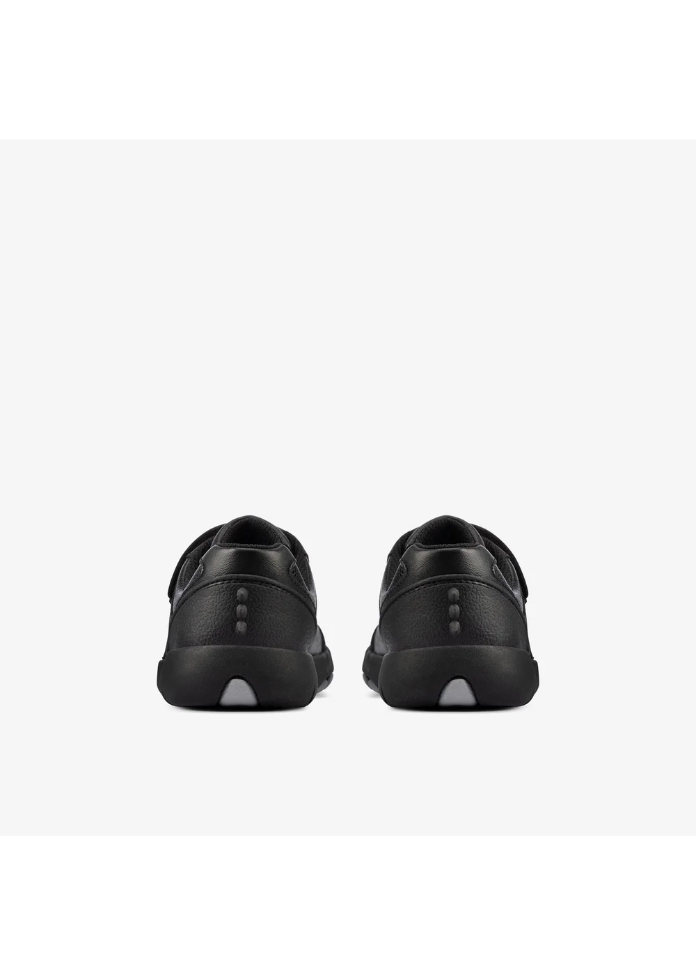 Clarks School Boys Black Rex Stride Toddler Leather Narrow - 8.5 Infants Image 5