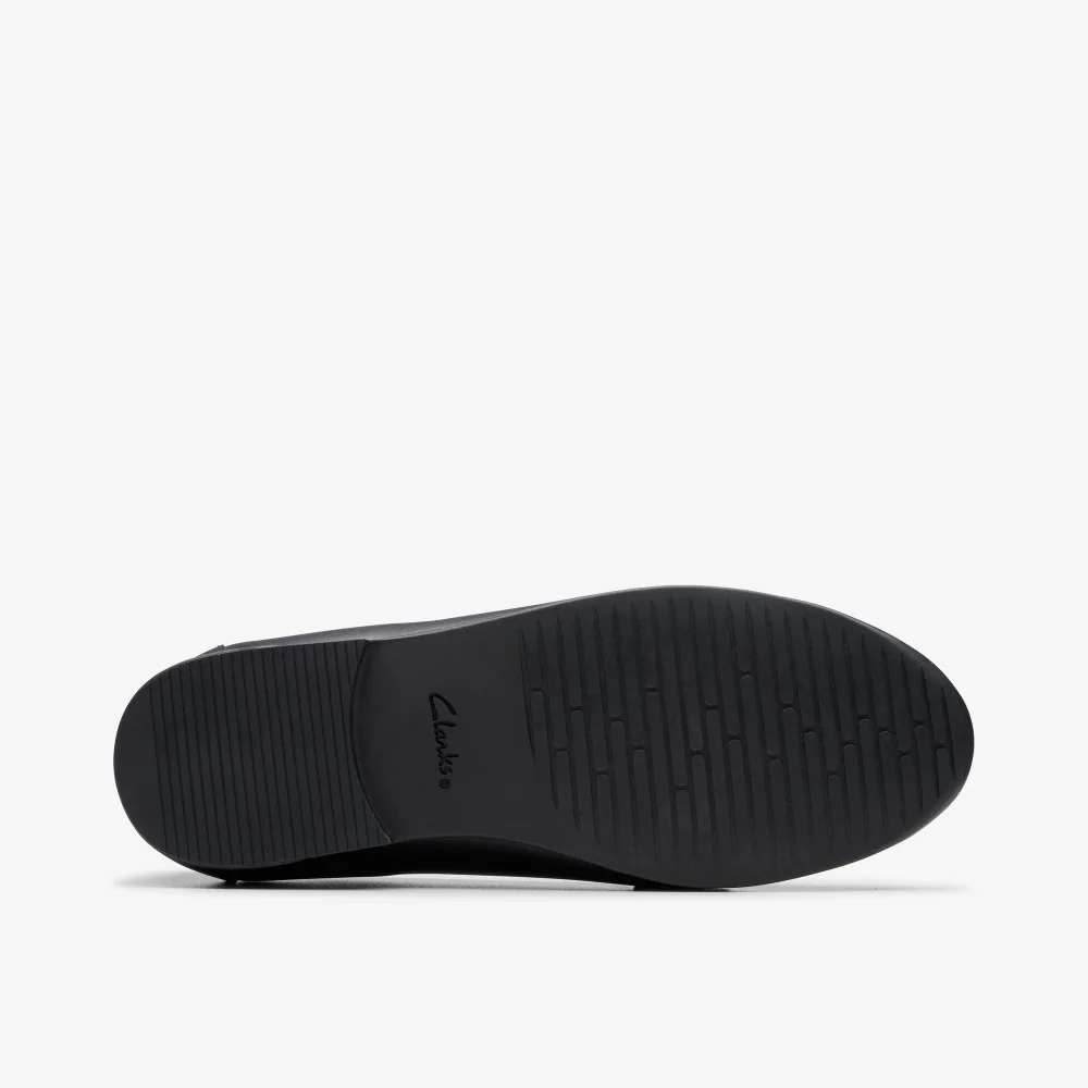 Clarks School FinjaLoafer Y. Black Leather Standard - 3 Image 3