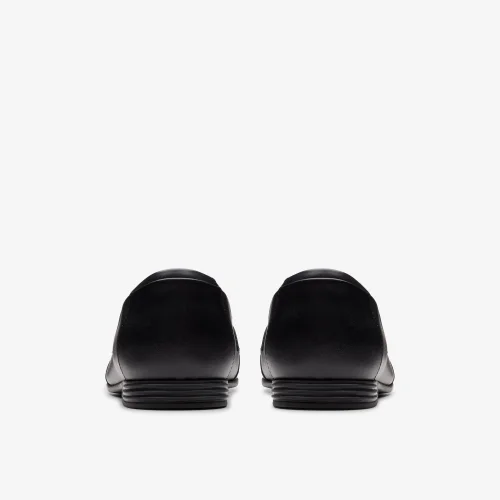 Clarks School FinjaLoafer Y. Black Leather Standard - 3 Image 5