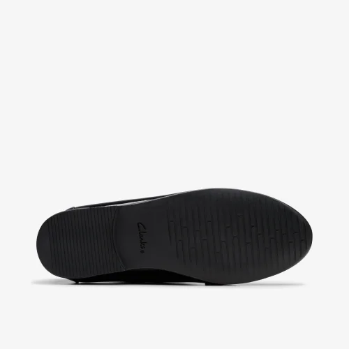 Clarks School FinjaLoafer Y. Black Leather Standard - 4 Image 3