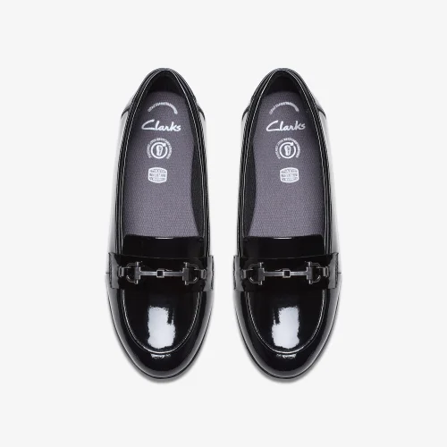 Clarks School FinjaLoafer Y. Black Leather Standard - 4 Image 6