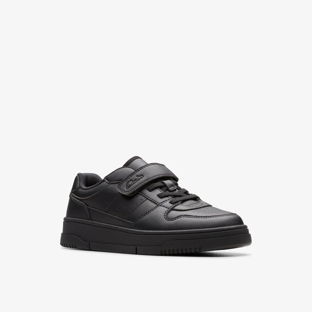 Clarks School Canyon Way Kid Black Synthetic Wide - 12 Infant Image 4