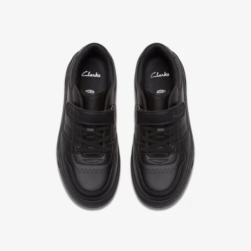 Clarks School Canyon Way Kid Black Synthetic Wide - 12 Infant Image 6