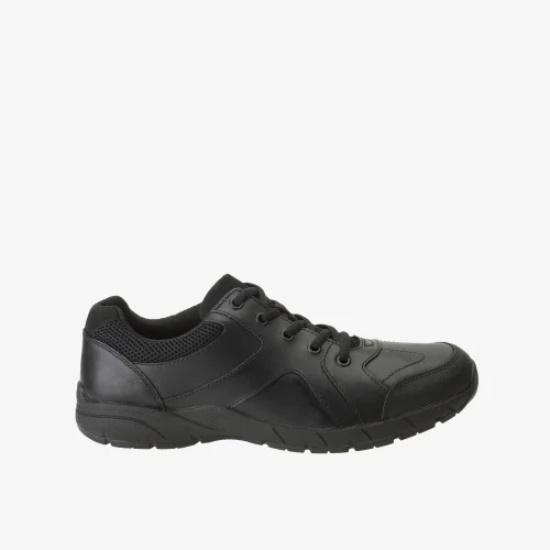 Clarks School Air NorfolkSnr Black Leather Standard - 5.5 Image 1