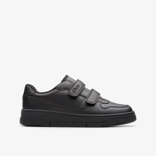 Clarks School Canyon Sky Kid Black Synthetic Wide - 10 Infant Image 1