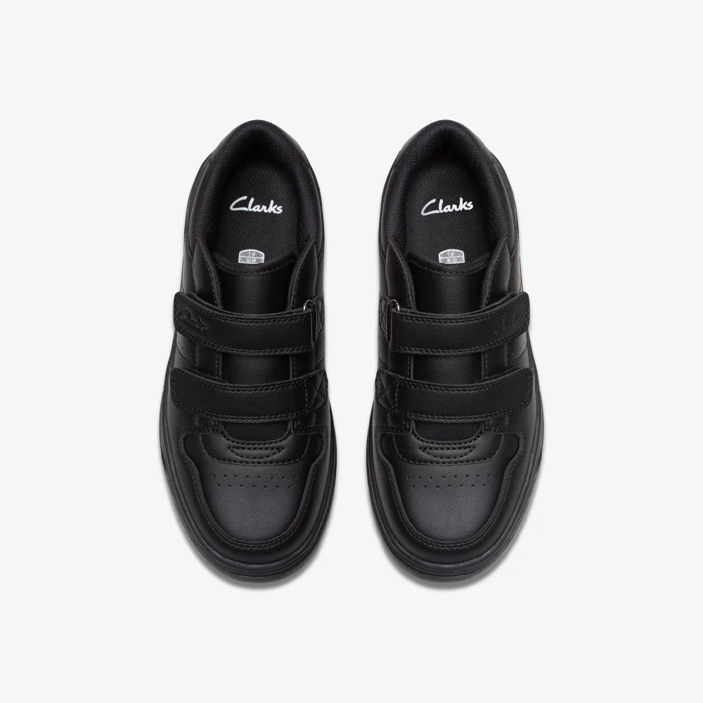 Clarks School Canyon Sky Kid Black Synthetic Wide - 10 Infant Image 6