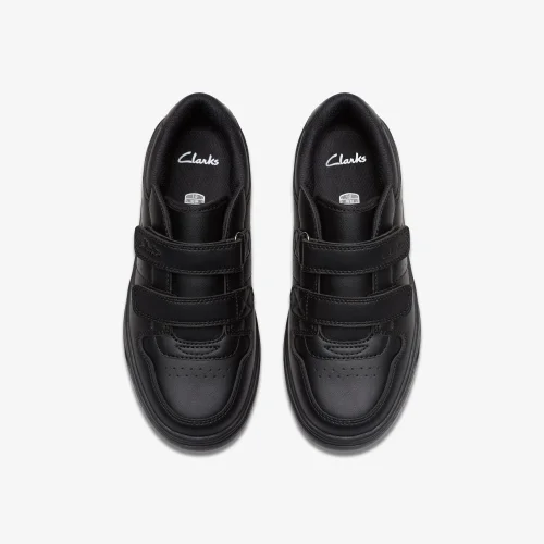 Clarks School Canyon Sky Kid Black Synthetic Wide - 10 Infant Image 6