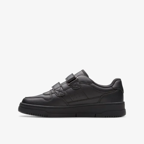 Clarks School Canyon Sky Kid Black Synthetic Wide - 10 Infant Image 2