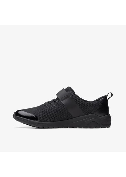 Clarks School Aeon Pace Youth Black Textile Standard - 5.5 Image 2