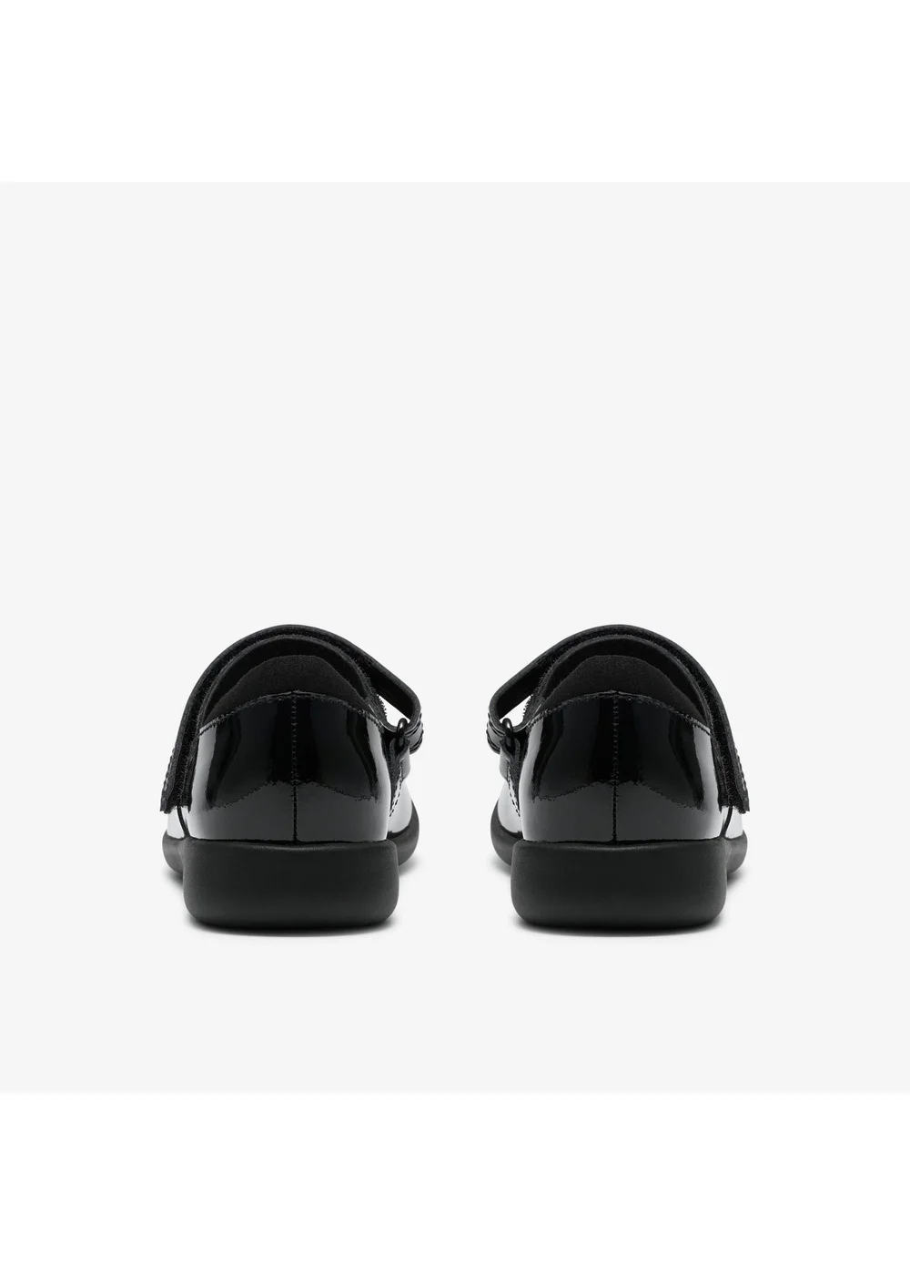 Clarks School EtchShimmer K. Black Leather Wide - 10 Infants Image 5