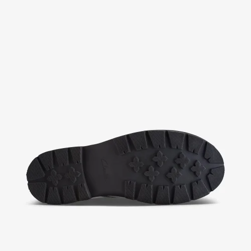 Clarks School Prague Lace Youth Black Patent Wide - 3.5 Image 4