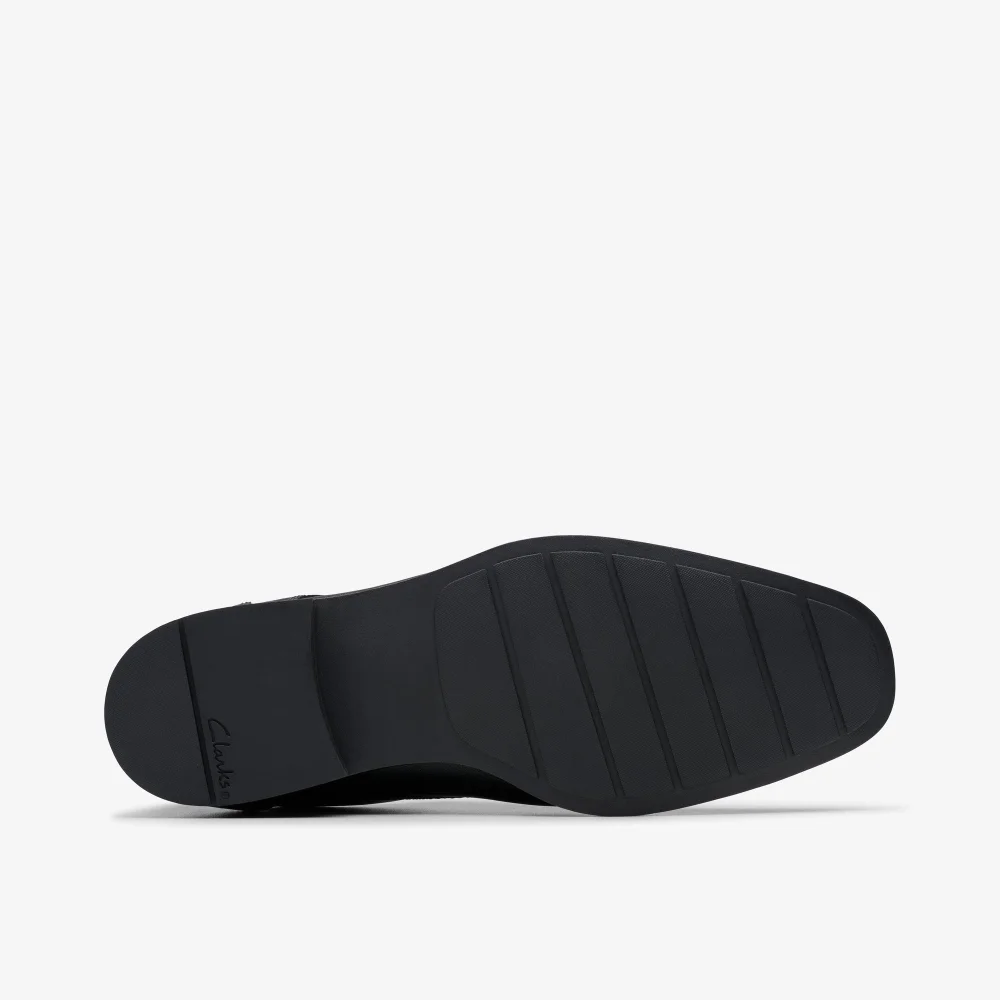 Clarks School Scala Step Youth Black Leather Narrow - 3.5 Image 3