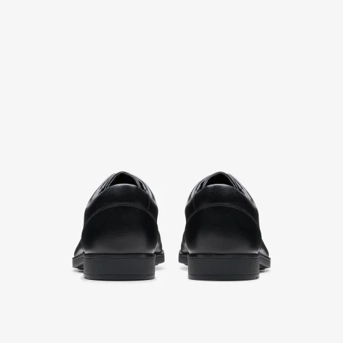 Clarks School Scala Step Youth Black Leather Narrow - 3.5 Image 5