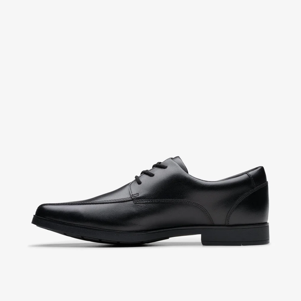 Clarks School Scala Step Youth Black Leather Narrow - 3.5 Image 2