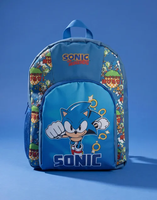 Vanilla Underground Sonic The Hedgehog Boys Blue Character Backpack (One Size) - One Size Image 4