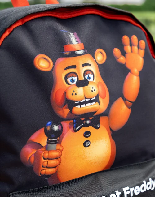 Vanilla Underground Five Nights At Freddy's Boys Black Character Backpack (One Size) - One Size Image 4