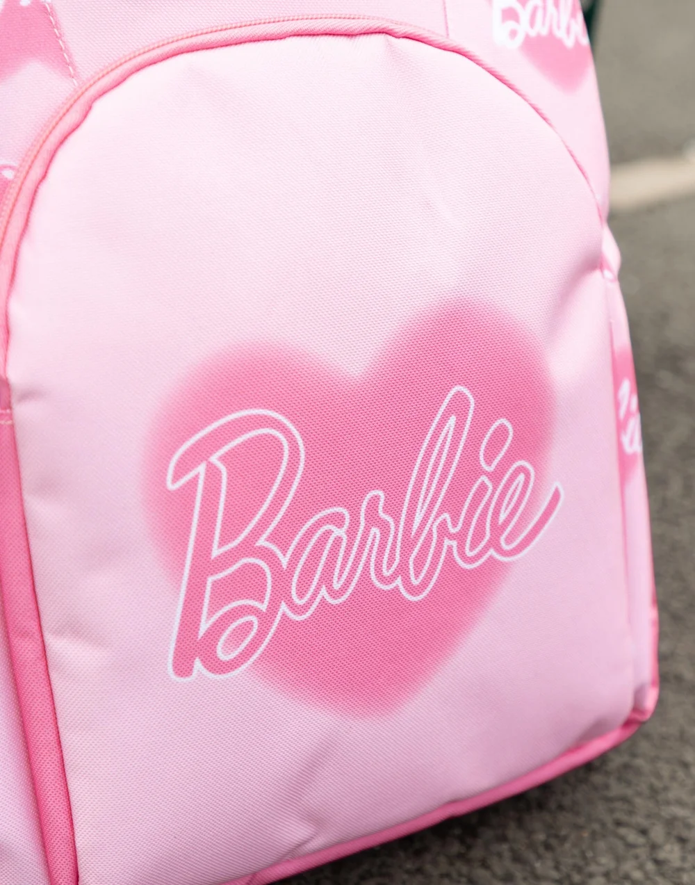 Vanilla Underground Barbie Girls Pink Heart Backpack (One Size) - One Size Image 4