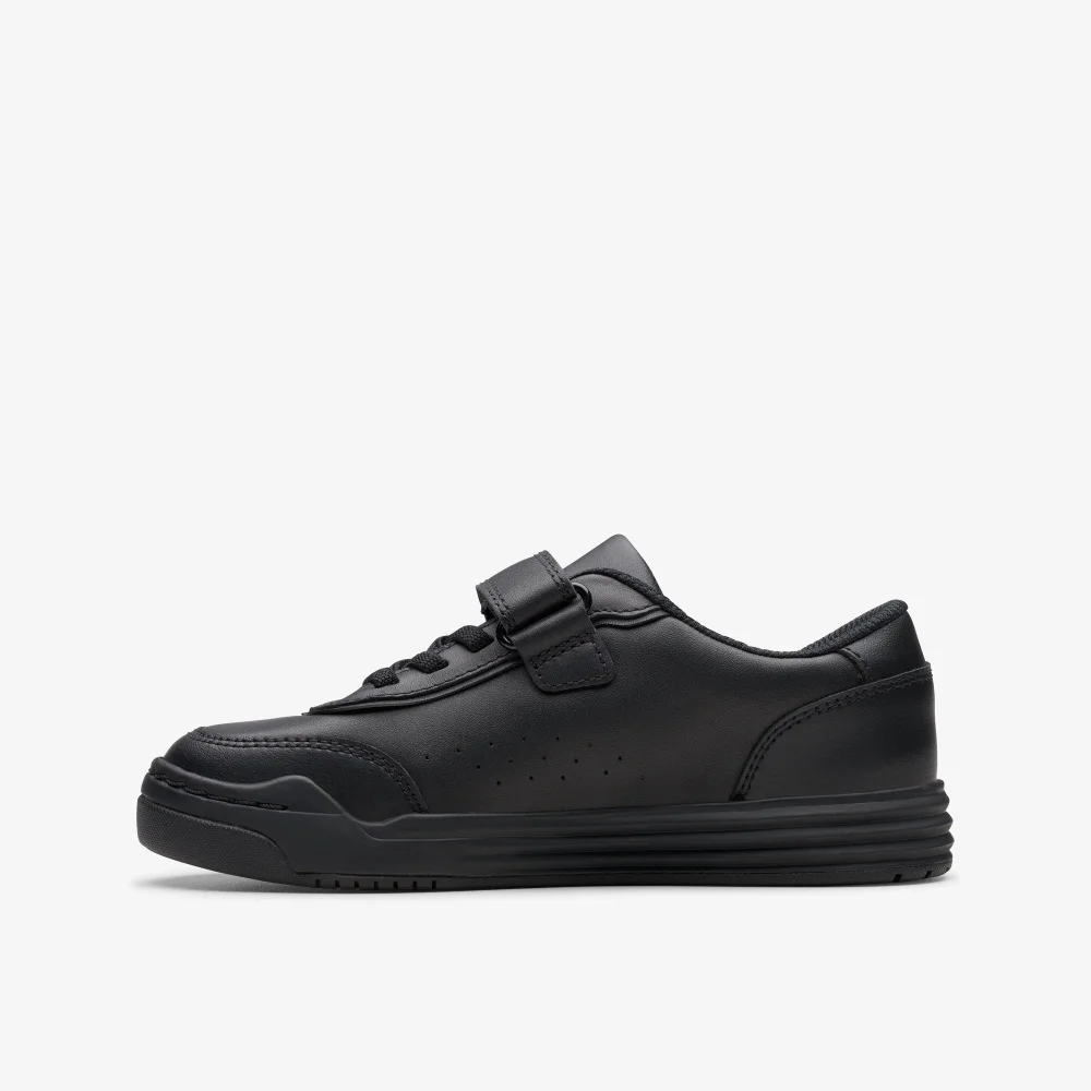 Clarks School Urban Bright Kid Black Leather Standard - 8.5 Infant Image 2