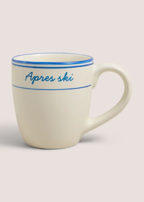 Blue Ceramic Apres Ski Mug Image 1