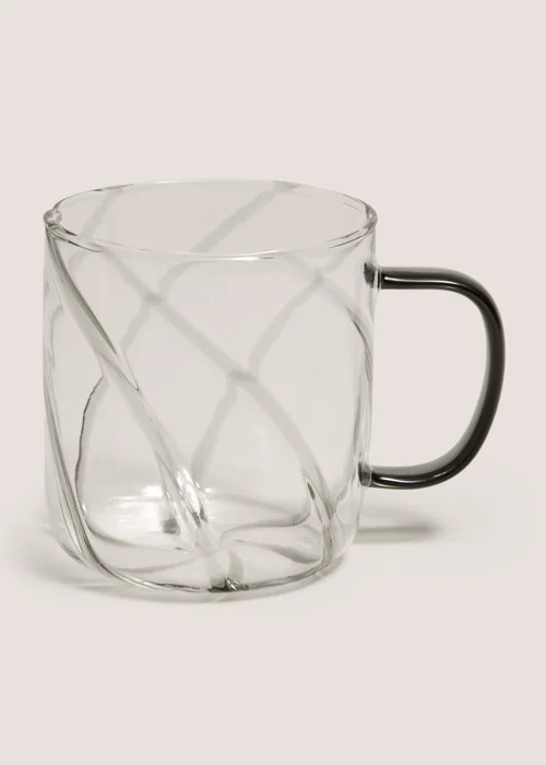 Grey Glass Mug Image 1