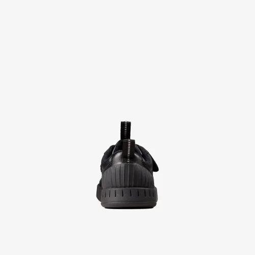 Clarks School Apollo Step Toddler Black Leather Standard - 7.5 Infants Image 5