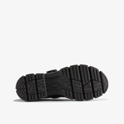 Clarks School Evyn Bar Kid Black Patent Standard - 11 Infant Image 3