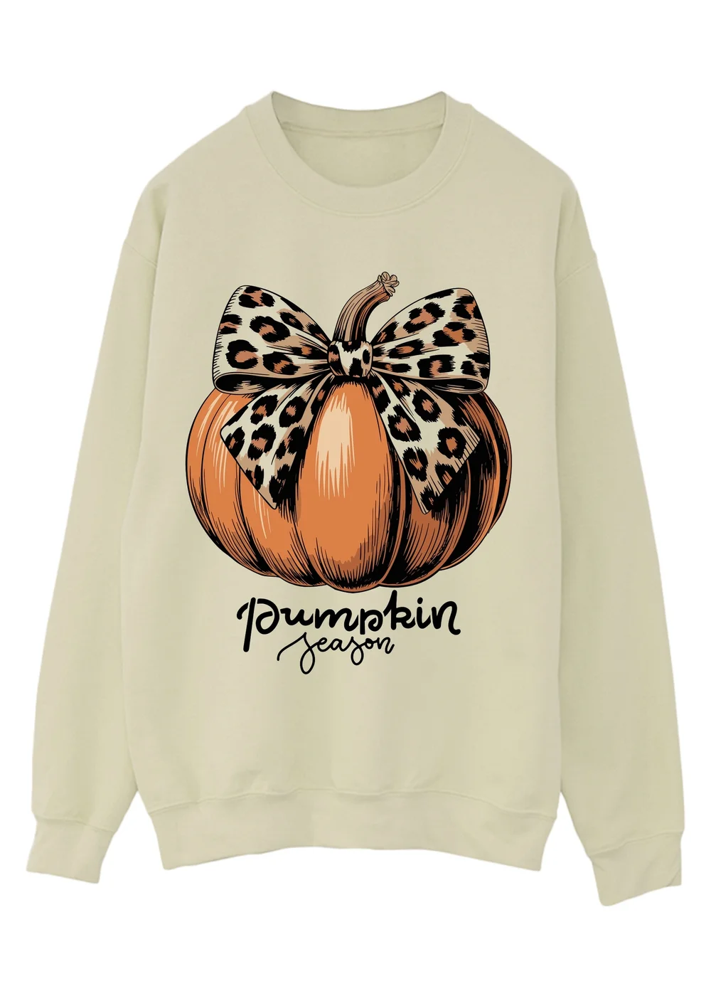 Spiral Galaxy Halloween Pumpkin Seasons Sand Graphic Sweatshirt - 5XL Image 1