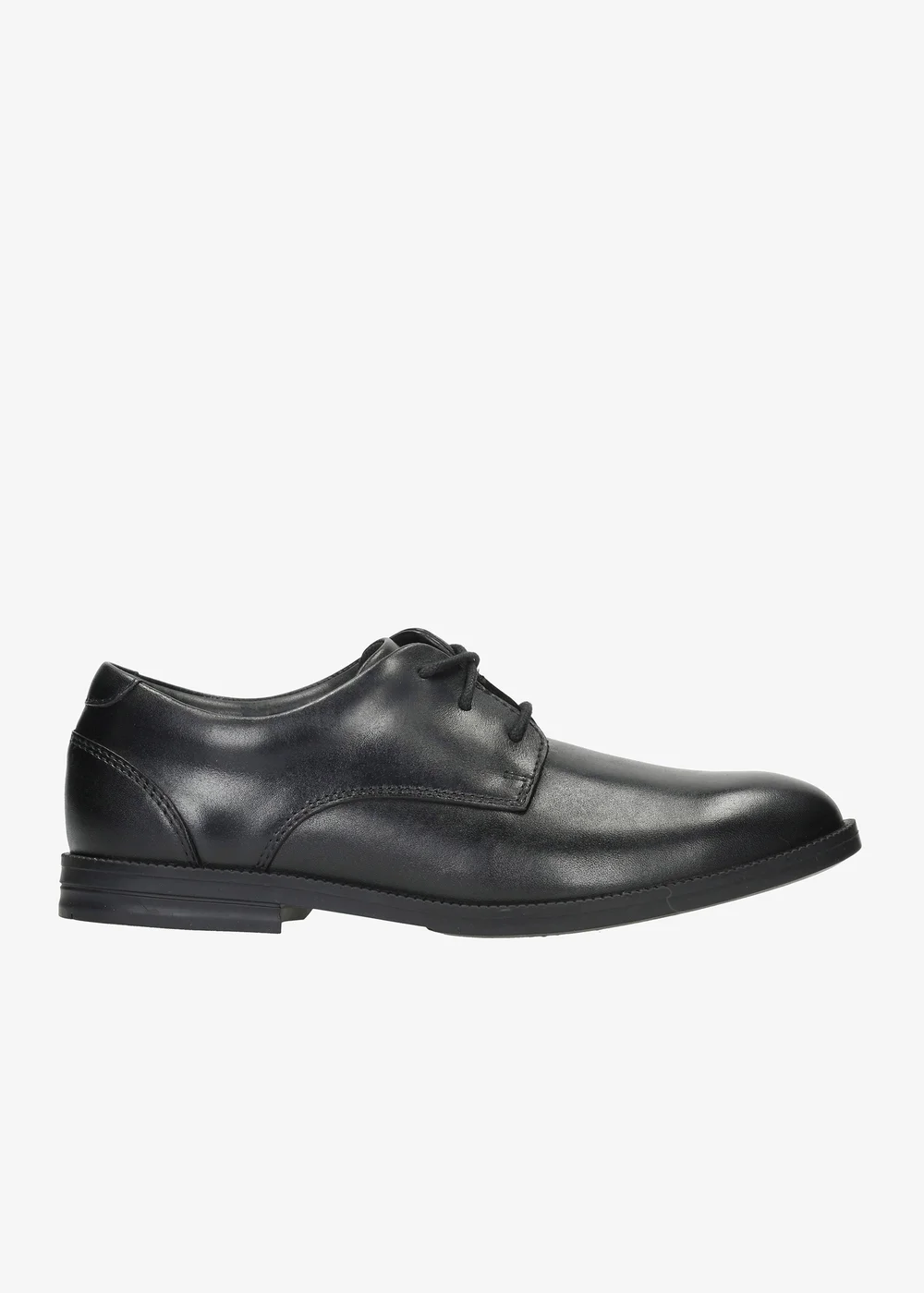 Clarks School Rufus Edge Youth Black Leather Standard - 4 Image 1