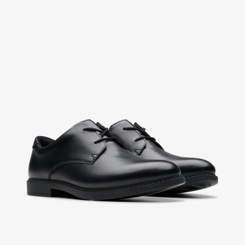 Clarks School Scala Loop Youth Black Leather Standard - 3.5 Image 4