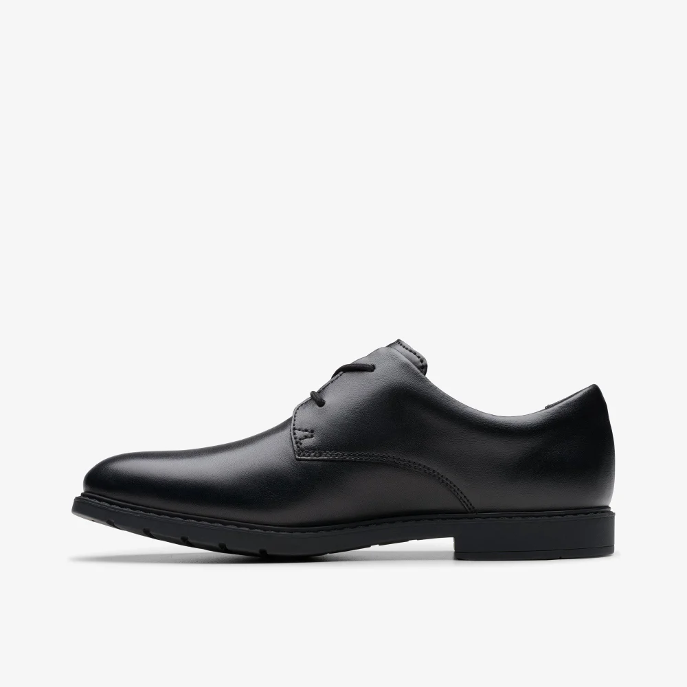 Clarks School Scala Loop Youth Black Leather Wide - 4.5 Image 2