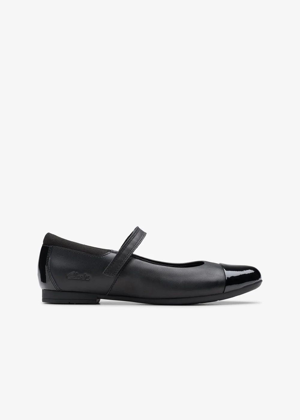 Clarks School Scala Gem Youth Black Leather Extra Narrow - 4 Image 1
