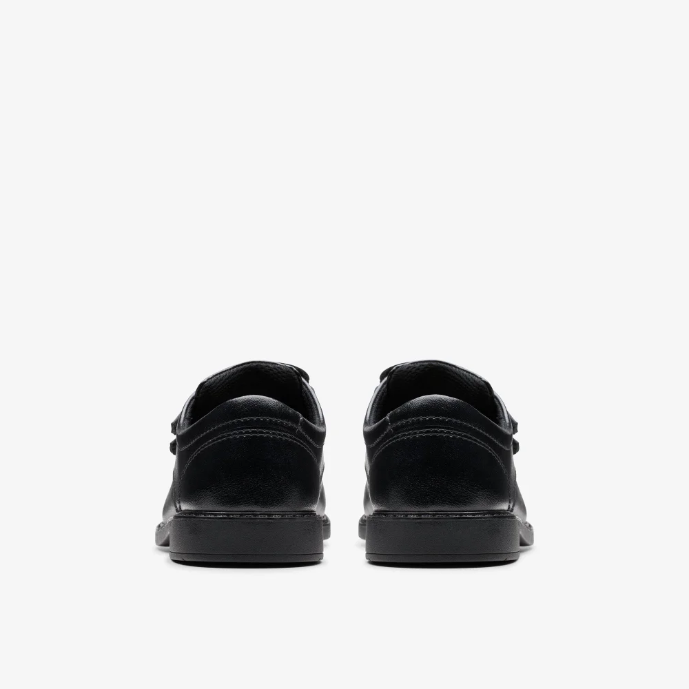 Clarks School Scala Pace Older Black Leather Standard - 1 Image 5